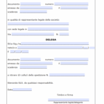 Modulo Delega Ritiro GLS