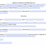Delega Ritiro Pacco DHL